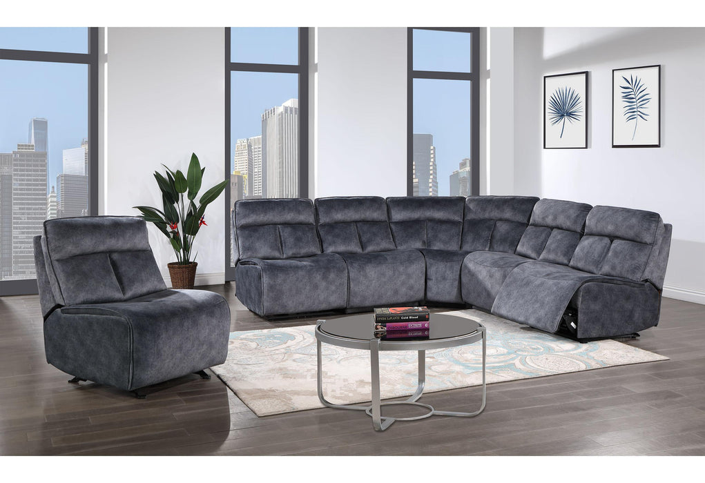 BUILD IT YOUR WAY U8088 DOMINO GRANITE 3 POWER SECTIONAL