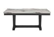 D1319 Black/White Dining Table