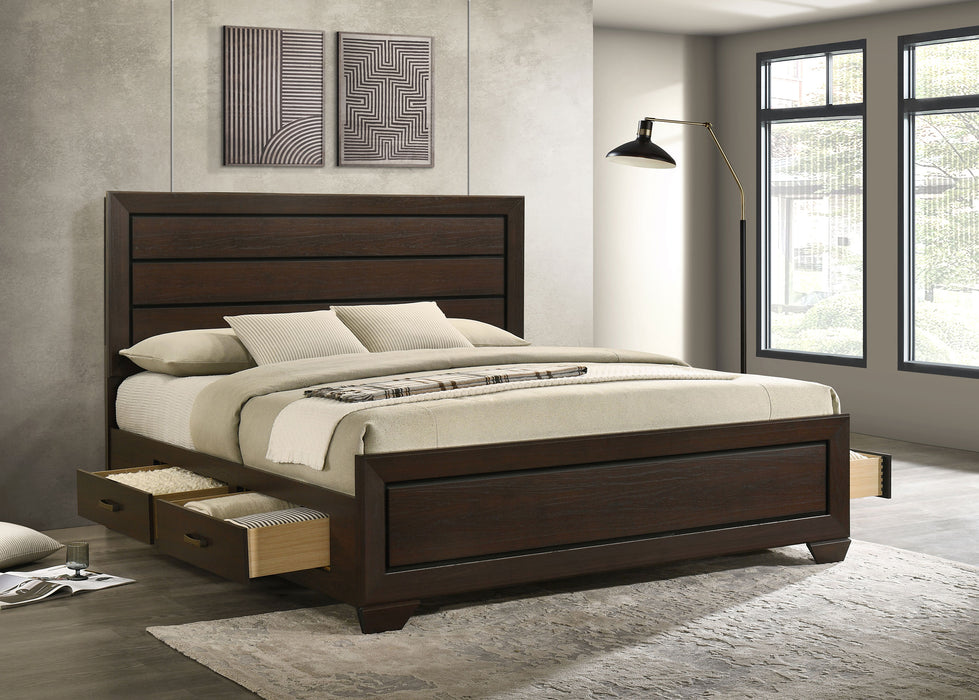 Kauffman Panel Platform Storage Bed