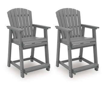 Sanctuary Beach Outdoor Counter Height Bar Stool (Set of 2)